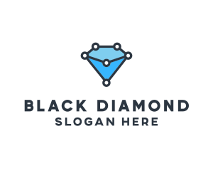 Blue Diamond Tech logo design