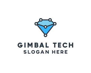 Blue Diamond Tech logo design