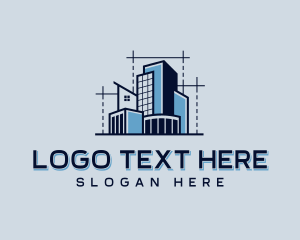 Construction - Real Estate Builder Architect logo design