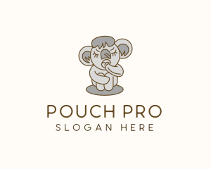 Marsupial - Sleepy Koala Preschool logo design