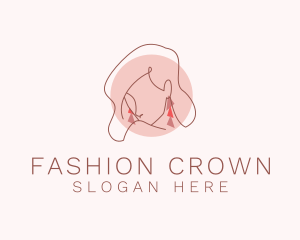 Woman Jewelry Fashion logo design