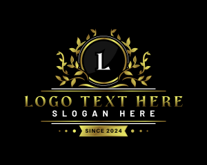 Noble - Luxury Vine Crest logo design
