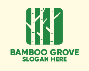 Bamboo - Natural Bamboo Tree logo design