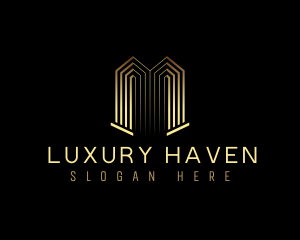 Luxury Realty Building logo design