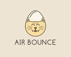 Cat Egg Head logo design