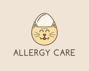 Cat Egg Head logo design