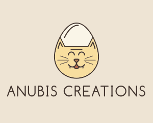 Cat Egg Head logo design