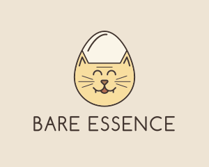 Cat Egg Head logo design