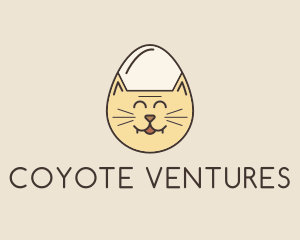 Cat Egg Head logo design