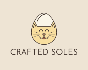 Cat Egg Head logo design