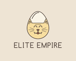 Cat Egg Head logo design