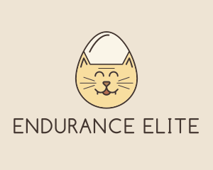 Cat Egg Head logo design