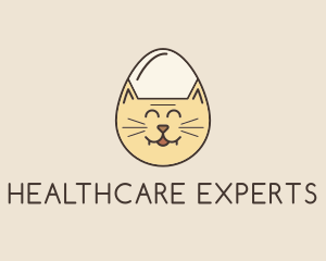 Cat Egg Head logo design