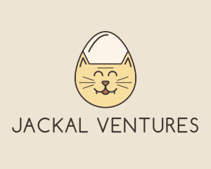 Cat Egg Head logo design