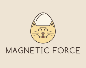 Cat Egg Head logo design