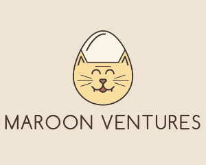 Cat Egg Head logo design