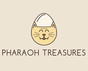 Cat Egg Head logo design