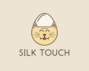 Cat Egg Head logo design