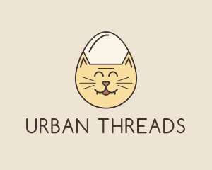 Cat Egg Head logo design