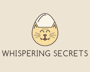 Cat Egg Head logo design