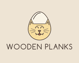 Cat Egg Head logo design