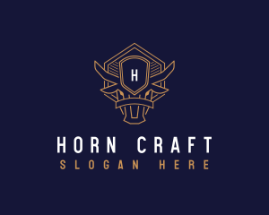 Horn - Premium Buffalo Horn logo design