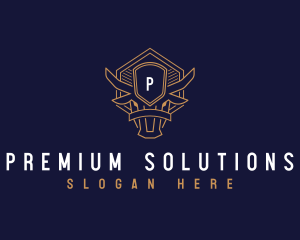 Premium Buffalo Horn logo design