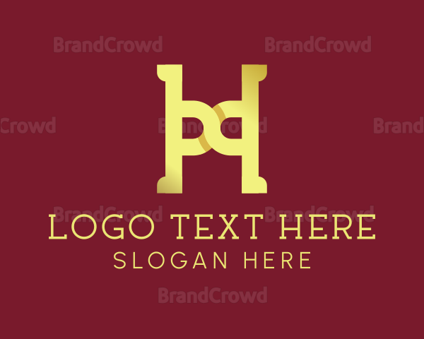 Elegant Royal Letter H Logo