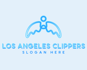 Holistic Angel Wings logo design