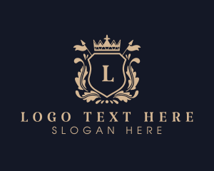 Victorian - Royal Deluxe Shield logo design