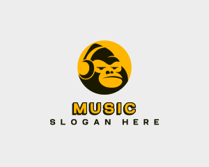 Gorilla Music Headphones Logo