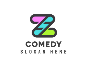 Hg - Colorful Tech Letter Z logo design