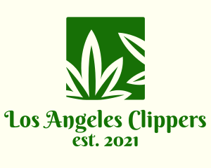 Agriculture - Green Cannabis Herb logo design