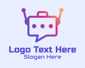 Coding - Message Bot Tech logo design