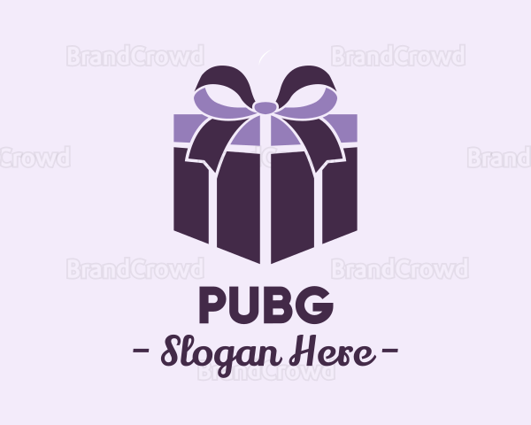 Purple Gift Present Logo
