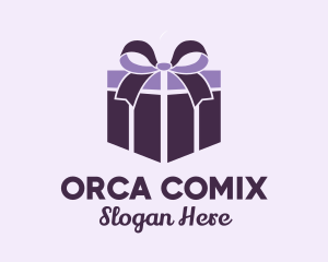 Purple Gift Present Logo