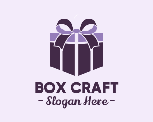 Packaging - Purple Gift Present logo design