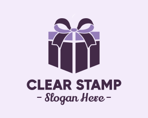 Purple Gift Present logo design