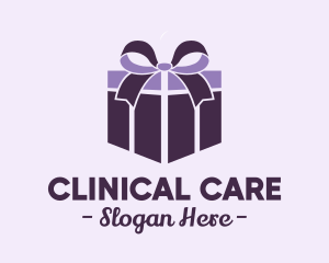 Purple Gift Present logo design