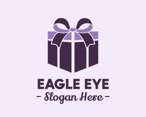 Purple Gift Present logo design