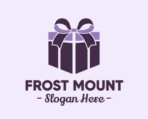 Purple Gift Present logo design