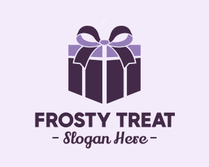 Purple Gift Present logo design