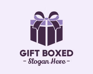 Present - Purple Gift Present logo design