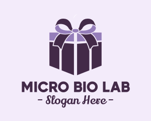 Purple Gift Present logo design