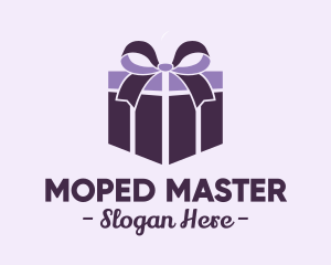 Purple Gift Present logo design