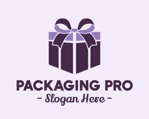Packaging - Purple Gift Present logo design