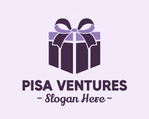 Purple Gift Present logo design