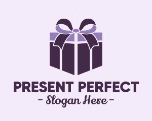 Gift - Purple Gift Present logo design