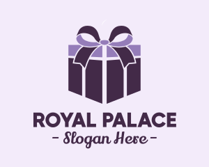 Purple Gift Present logo design