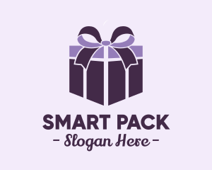 Packaging - Purple Gift Present logo design